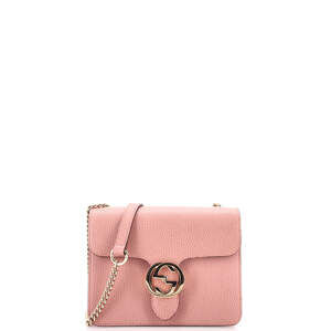 Gucci Small Interlocking Shoulder Bag Leather